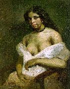 Eugene Delacroix Apasia oil